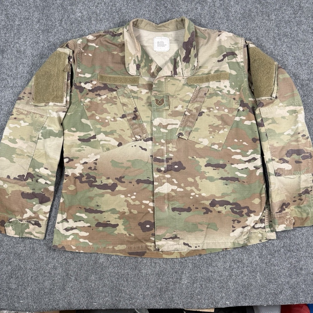 US Military OCP ACU Combat Uniform Coat Mens Large Regular Multicam Field Jacket